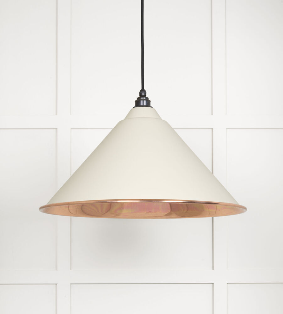 From The Anvil Smooth Copper Hockley Pendant in Teasel - Image 3