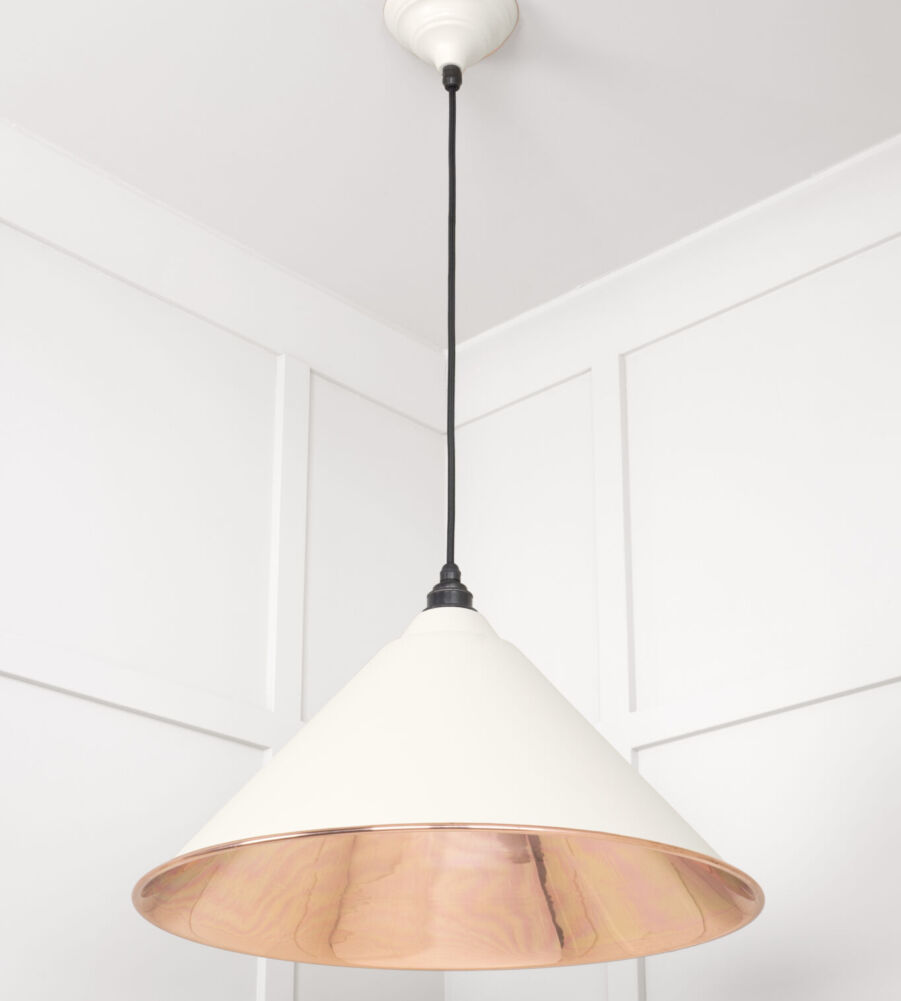 From The Anvil Smooth Copper Hockley Pendant in Teasel - Image 4
