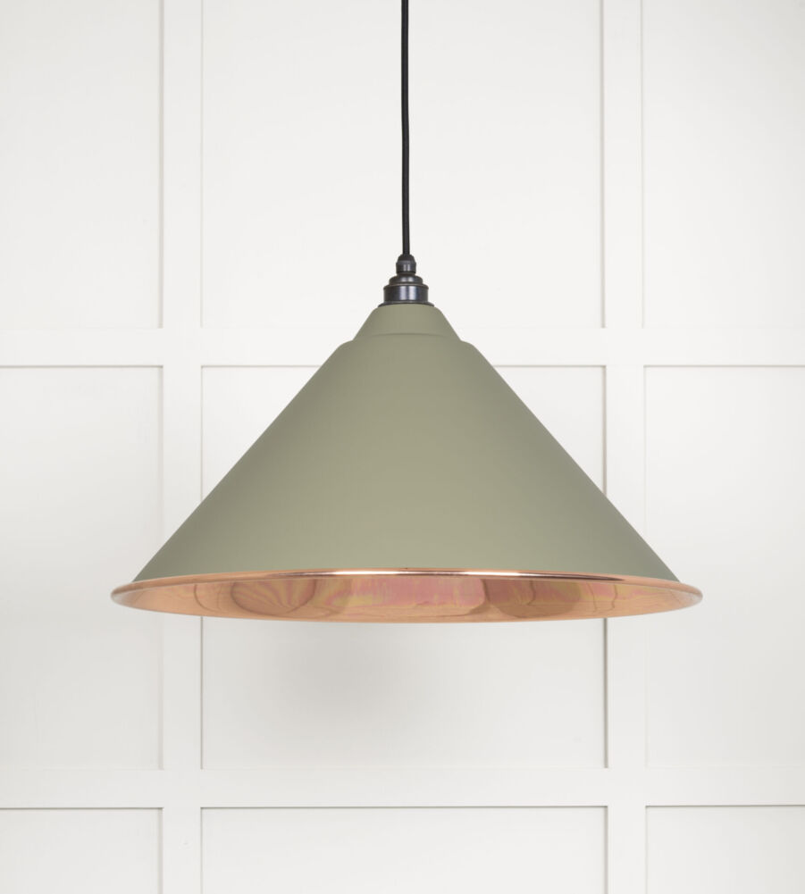 From The Anvil Smooth Copper Hockley Pendant in Tump - Image 3