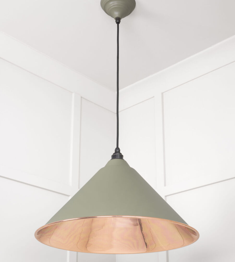 From The Anvil Smooth Copper Hockley Pendant in Tump - Image 4