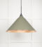 From The Anvil Smooth Copper Hockley Pendant in Tump