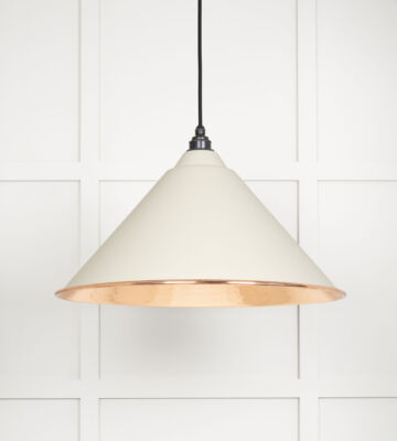 From The Anvil Hammered Copper Hockley Pendant in Teasel