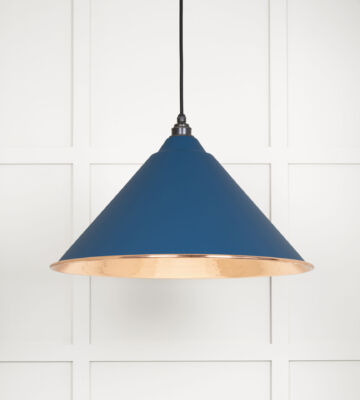 From The Anvil Hammered Copper Hockley Pendant in Upstream