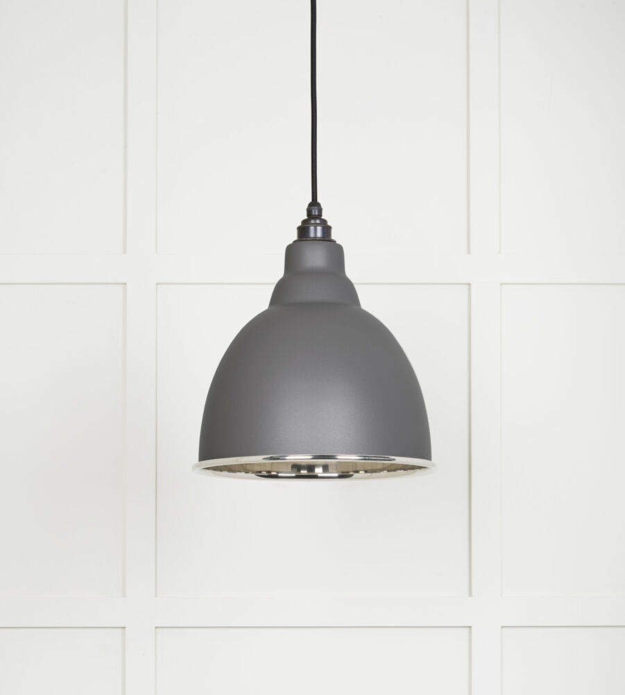 From The Anvil Smooth Nickel Brindley Pendant in Bluff - Image 3