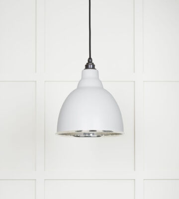 From The Anvil Smooth Nickel Brindley Pendant In Flock