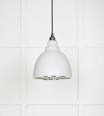 From The Anvil Smooth Nickel Brindley Pendant in Flock