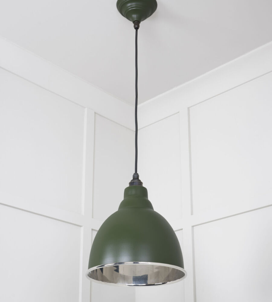 From The Anvil Smooth Nickel Brindley Pendant in Heath - Image 4