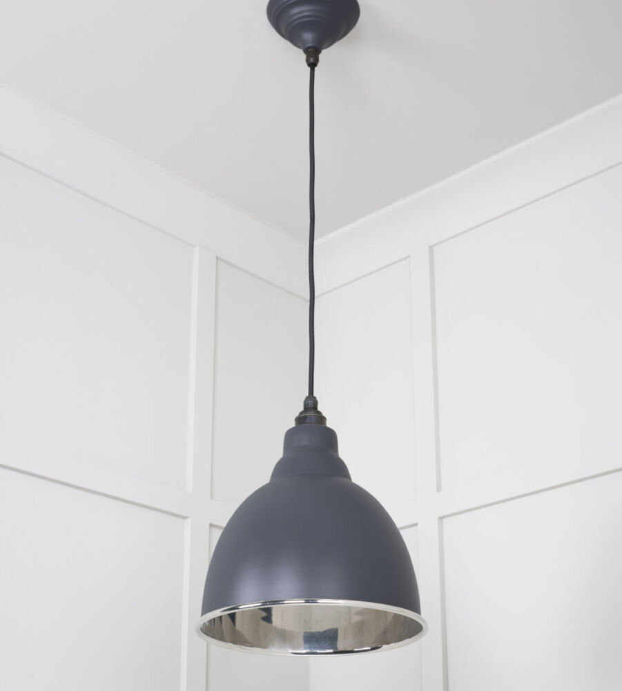 From The Anvil Smooth Nickel Brindley Pendant in Slate - Image 4