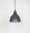 From The Anvil Smooth Nickel Brindley Pendant in Slate