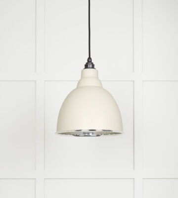 From The Anvil Smooth Nickel Brindley Pendant In Teasel