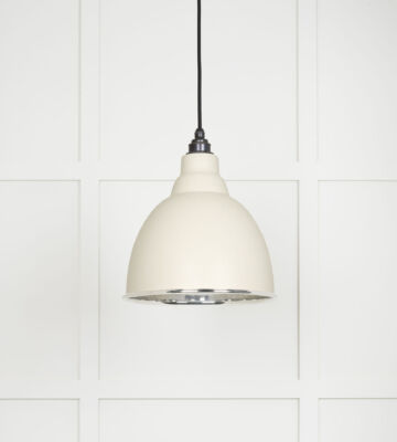 From The Anvil Smooth Nickel Brindley Pendant in Teasel