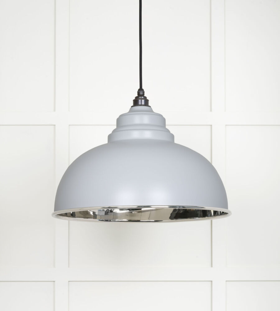 From The Anvil Smooth Nickel Harborne Pendant in Birch - Image 3