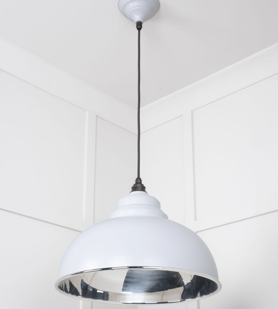From The Anvil Smooth Nickel Harborne Pendant in Birch - Image 4