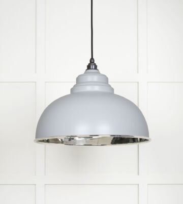 From The Anvil Smooth Nickel Harborne Pendant In Birch