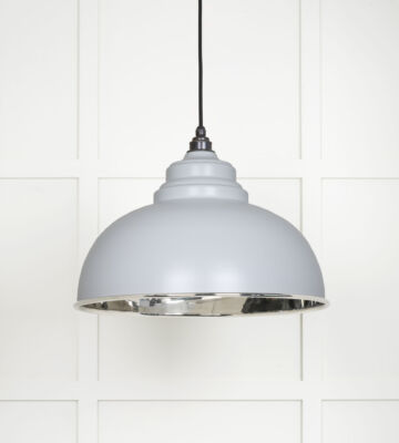 From The Anvil Smooth Nickel Harborne Pendant in Birch