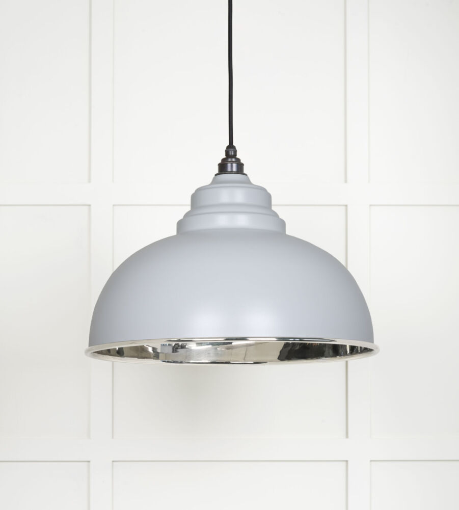 From The Anvil Smooth Nickel Harborne Pendant in Birch