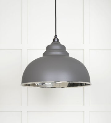 From The Anvil Smooth Nickel Harborne Pendant in Bluff