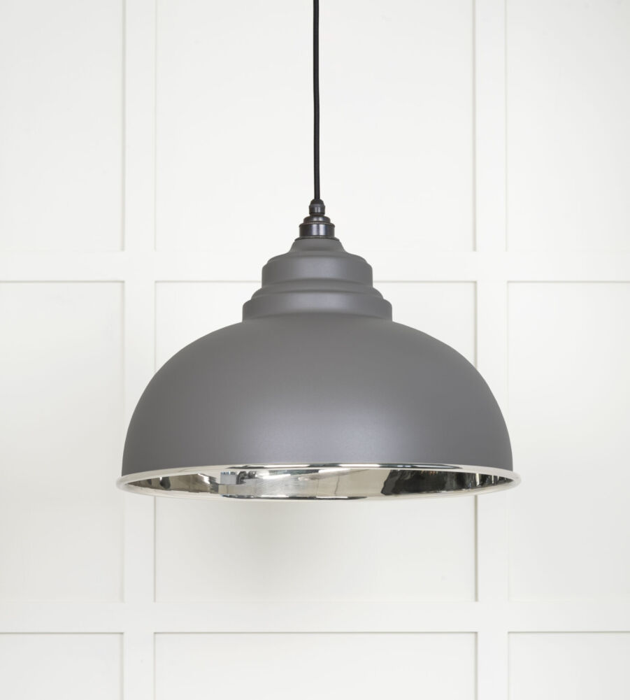 From The Anvil Smooth Nickel Harborne Pendant in Bluff
