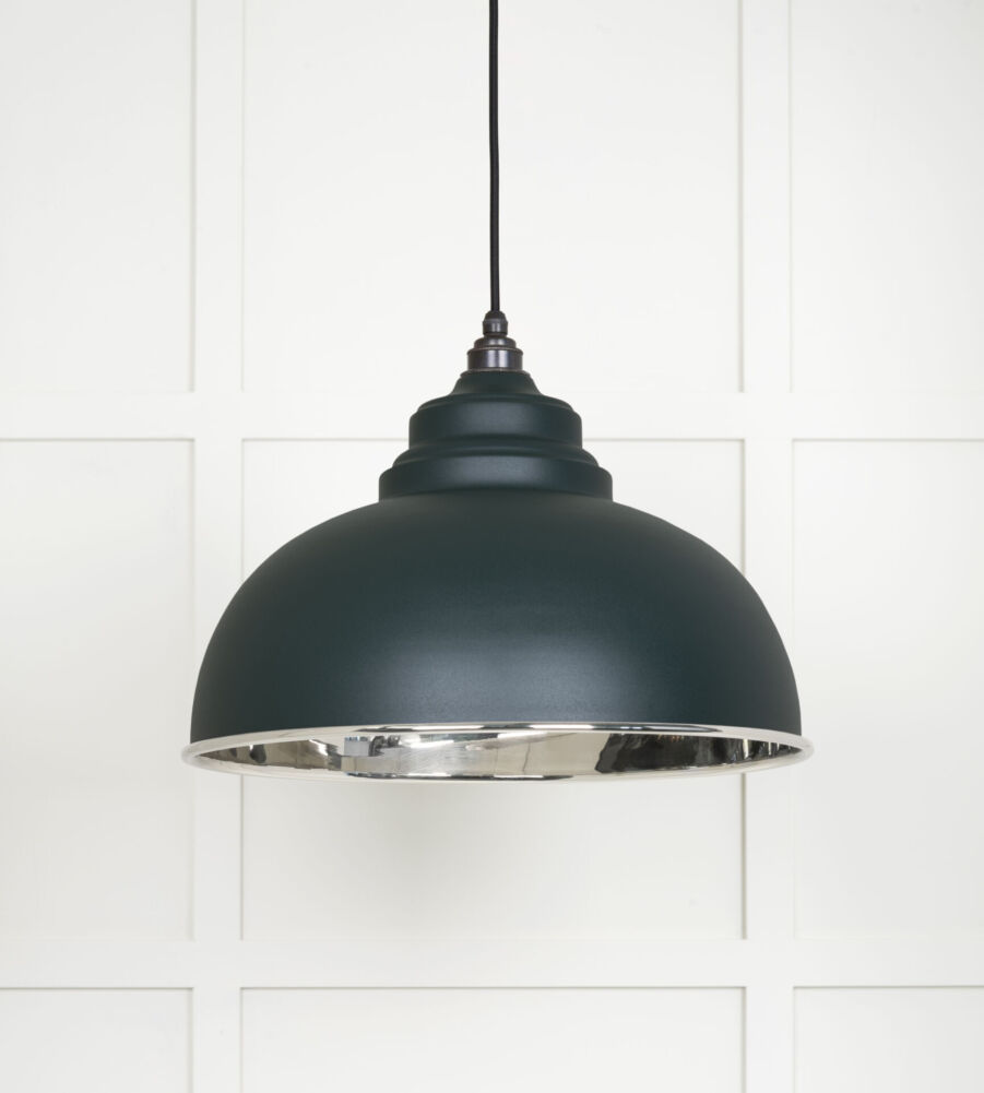 From The Anvil Smooth Nickel Harborne Pendant in Dingle