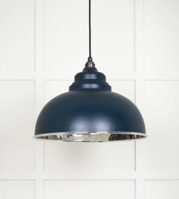 From The Anvil Smooth Nickel Harborne Pendant in Dusk