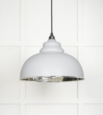 From The Anvil Smooth Nickel Harborne Pendant In Flock