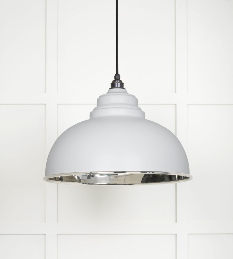 From The Anvil Smooth Nickel Harborne Pendant in Flock