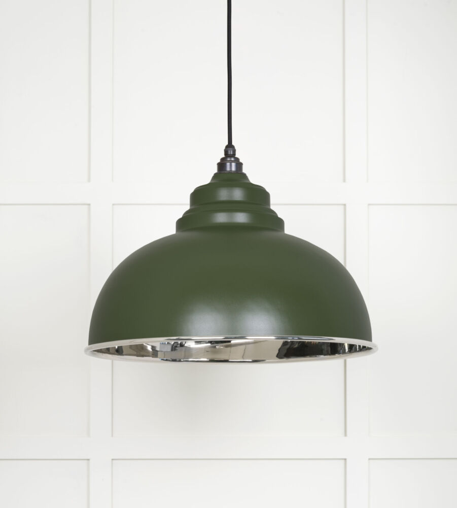 From The Anvil Smooth Nickel Harborne Pendant in Heath - Image 3