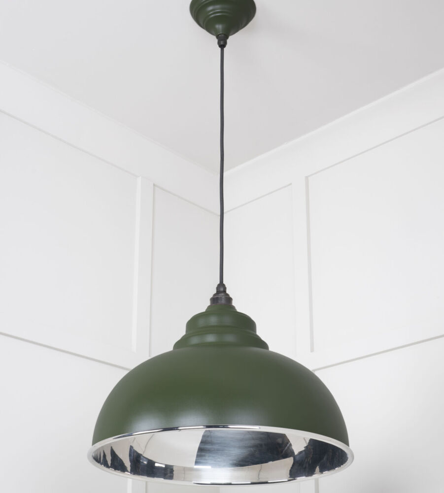 From The Anvil Smooth Nickel Harborne Pendant in Heath - Image 4