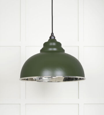 From The Anvil Smooth Nickel Harborne Pendant In Heath