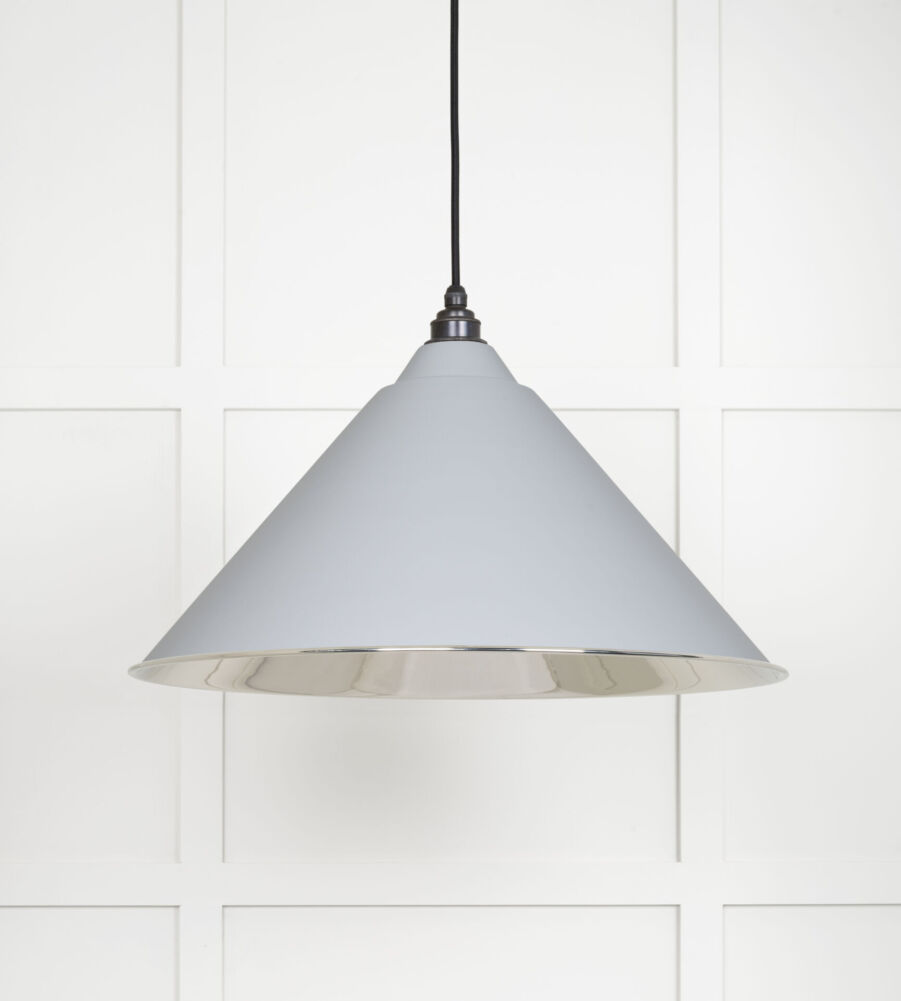 From The Anvil Smooth Nickel Hockley Pendant in Birch - Image 3
