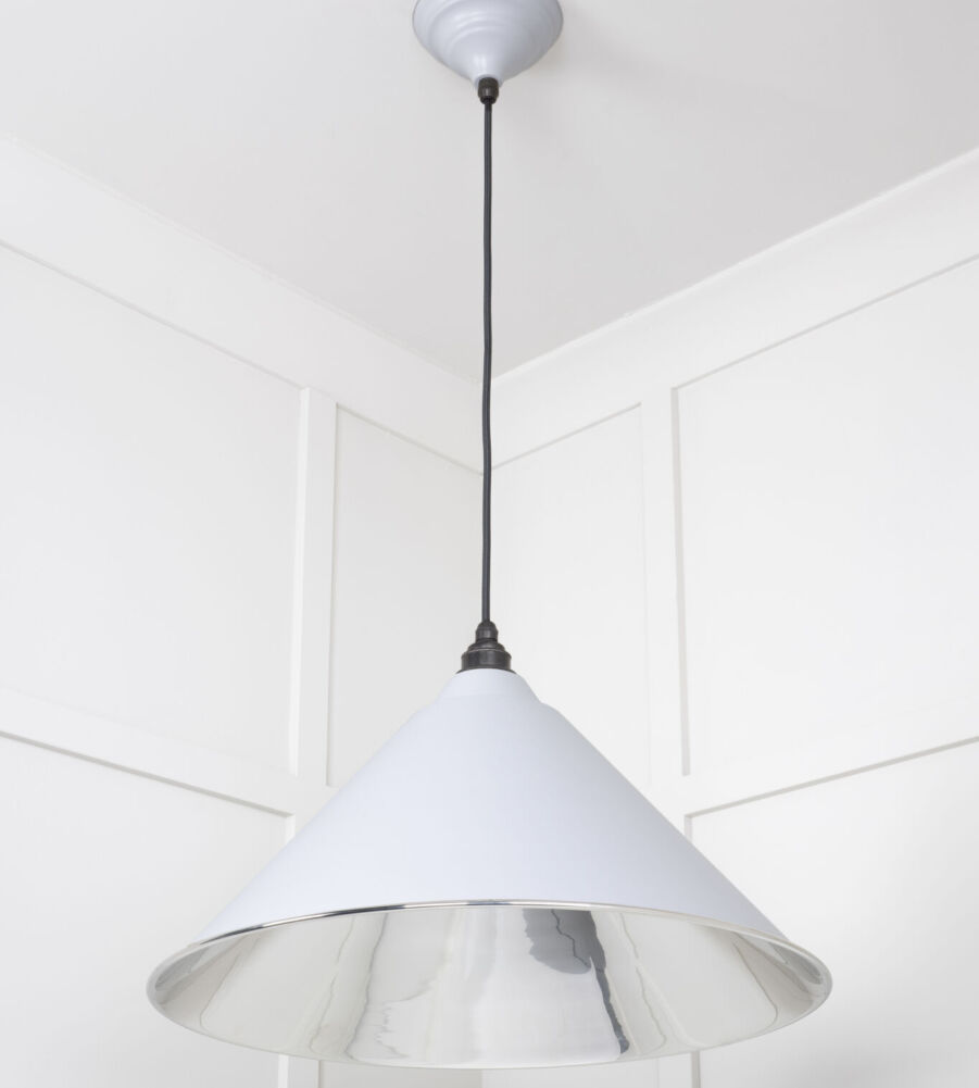 From The Anvil Smooth Nickel Hockley Pendant in Birch - Image 4