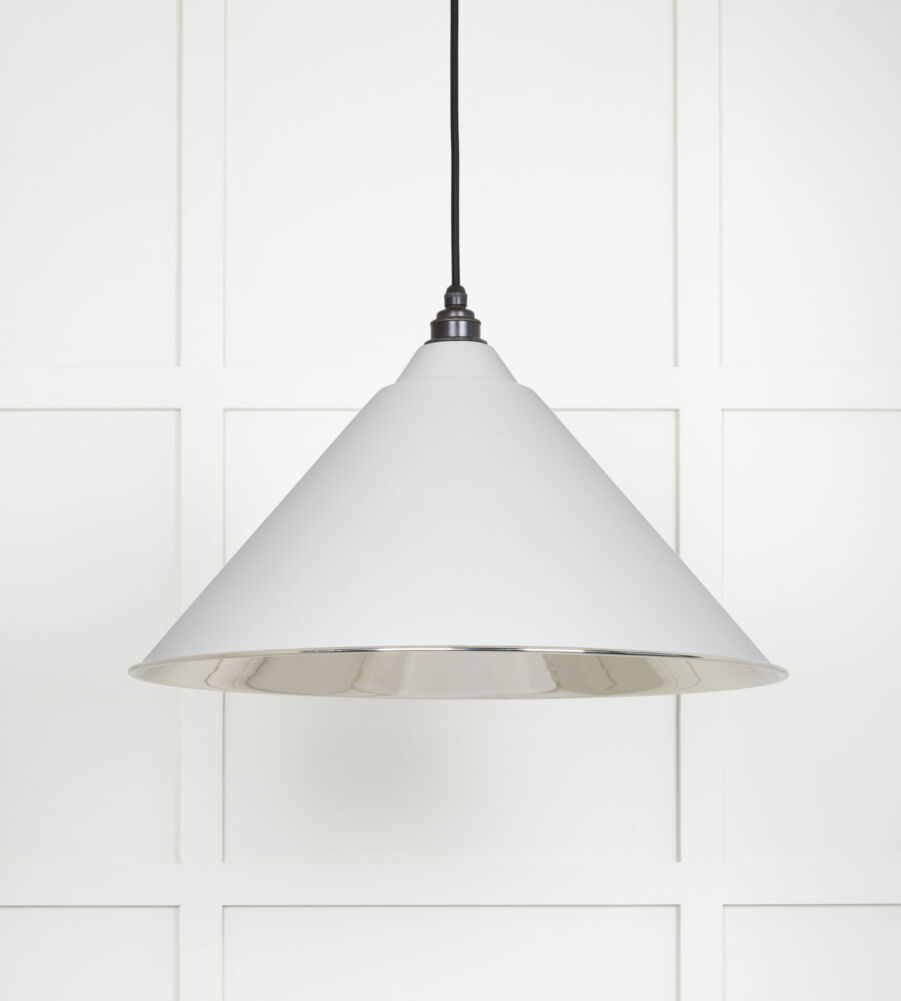 From The Anvil Smooth Nickel Hockley Pendant in Flock - Image 3
