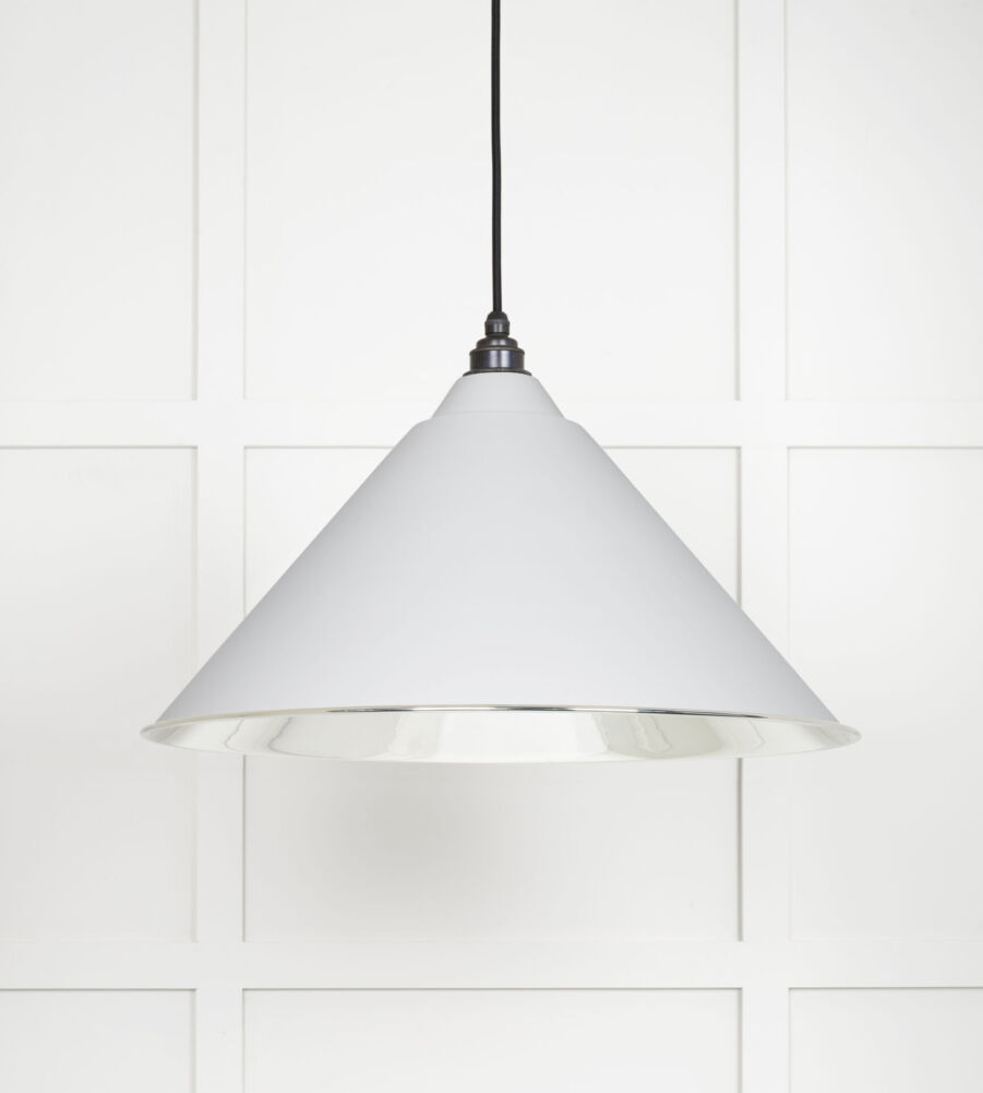 From The Anvil Smooth Nickel Hockley Pendant in Flock