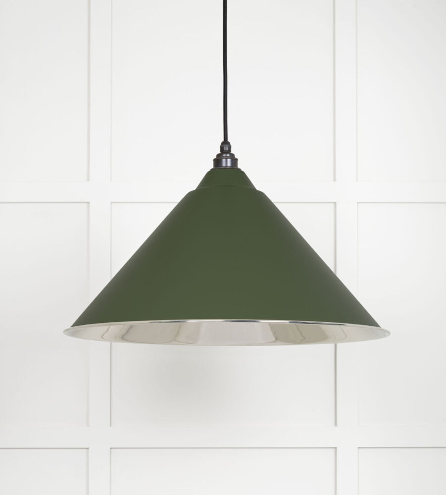 From The Anvil Smooth Nickel Hockley Pendant in Heath - Image 3