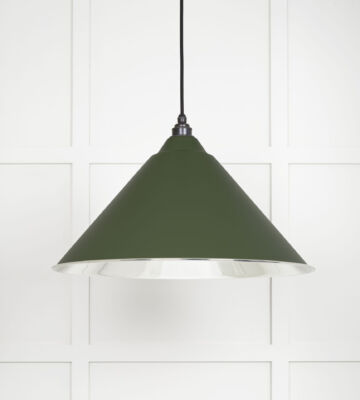 From The Anvil Smooth Nickel Hockley Pendant In Heath