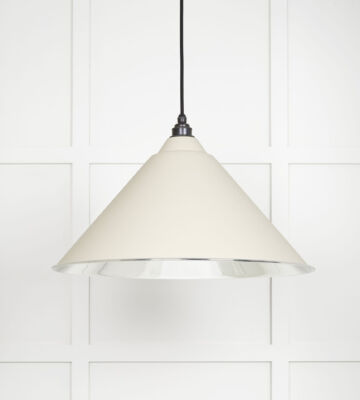 From The Anvil Smooth Nickel Hockley Pendant In Teasel