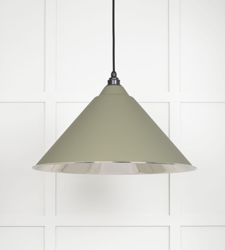 From The Anvil Smooth Nickel Hockley Pendant in Tump - Image 3