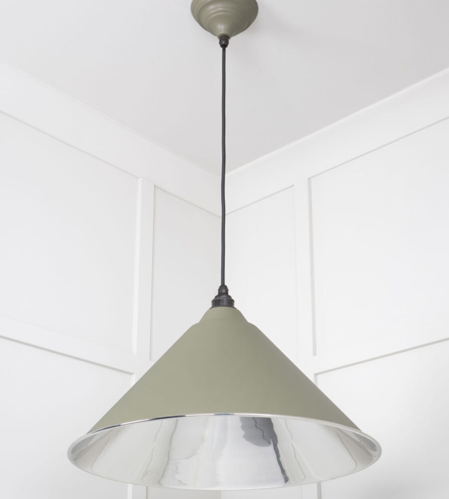 From The Anvil Smooth Nickel Hockley Pendant in Tump - Image 4