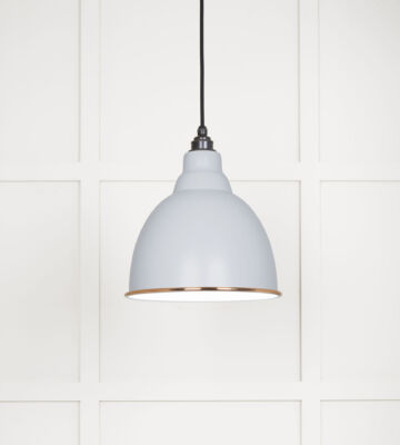 From The Anvil White Gloss Brindley Pendant in Birch