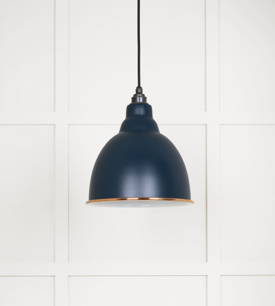 From The Anvil White Gloss Brindley Pendant in Dusk - Image 3