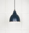 From The Anvil White Gloss Brindley Pendant in Dusk