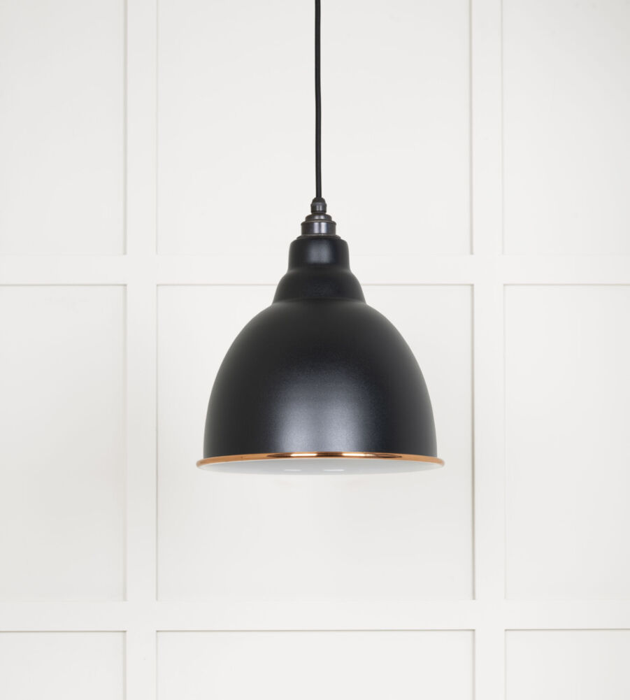 From The Anvil White Gloss Brindley Pendant in Elan Black - Image 3
