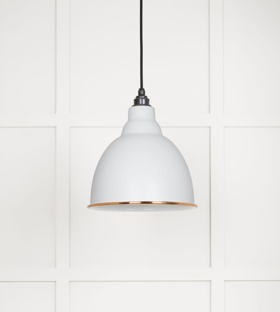 From The Anvil White Gloss Brindley Pendant in Flock - Image 3