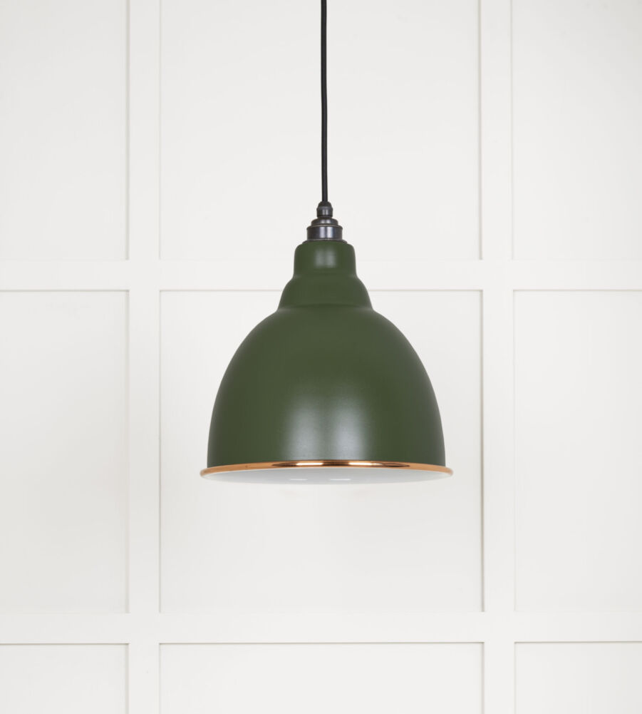 From The Anvil White Gloss Brindley Pendant in Heath - Image 3
