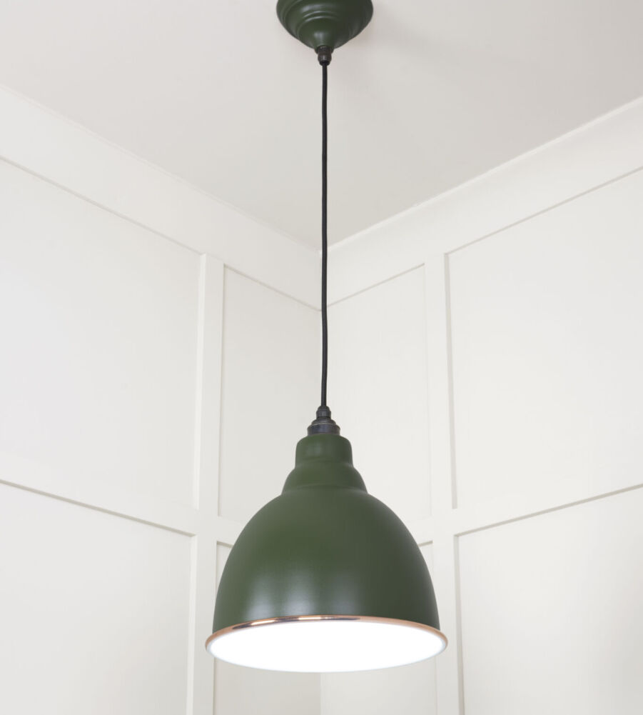 From The Anvil White Gloss Brindley Pendant in Heath - Image 4