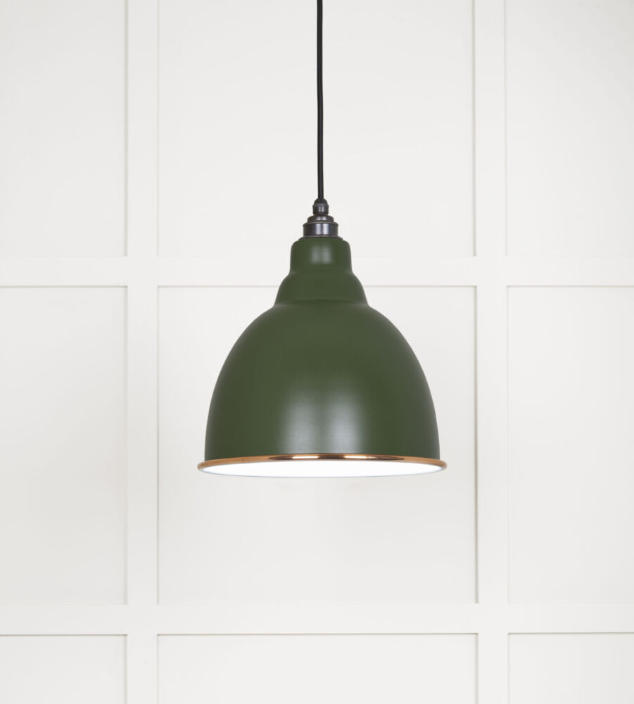 From The Anvil White Gloss Brindley Pendant in Heath