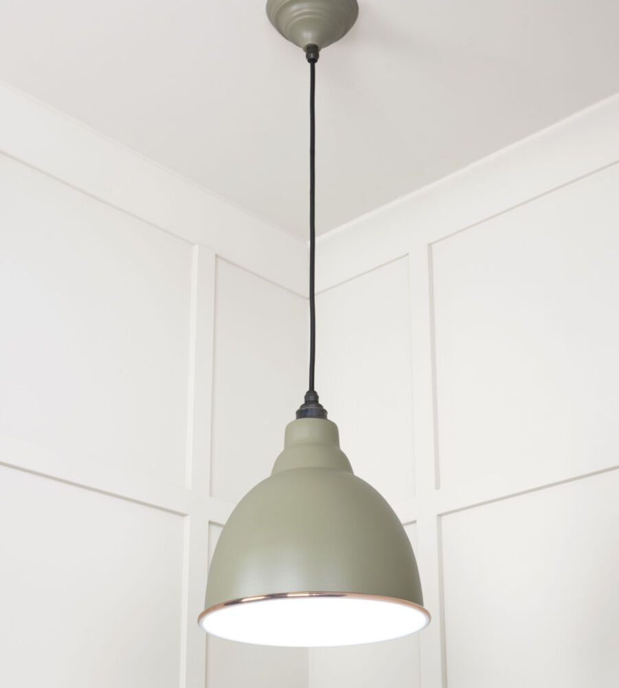 From The Anvil White Gloss Brindley Pendant in Tump - Image 4