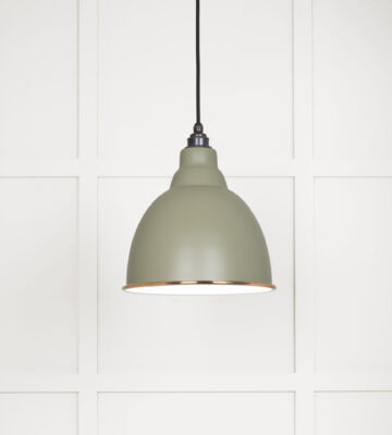 From The Anvil White Gloss Brindley Pendant in Tump