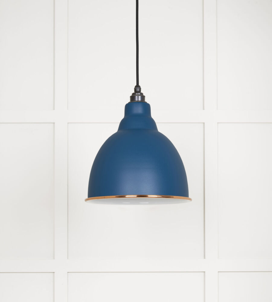 From The Anvil White Gloss Brindley Pendant in Upstream - Image 3