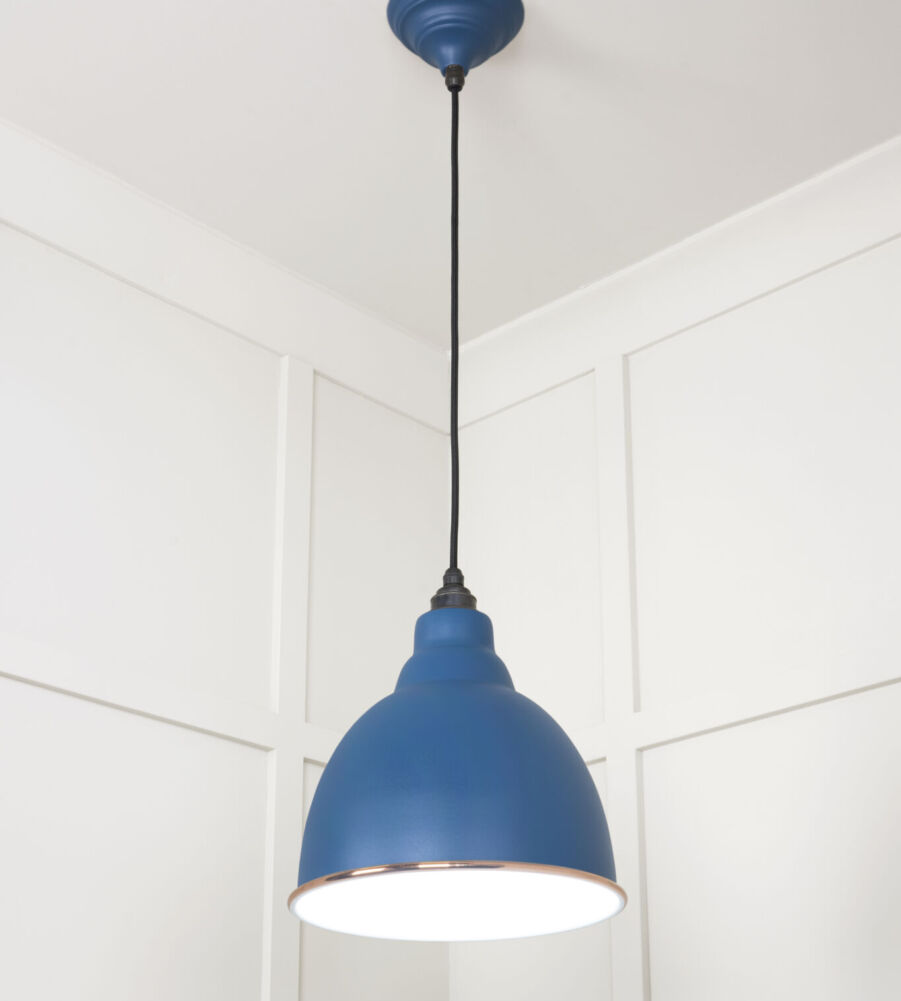 From The Anvil White Gloss Brindley Pendant in Upstream - Image 4